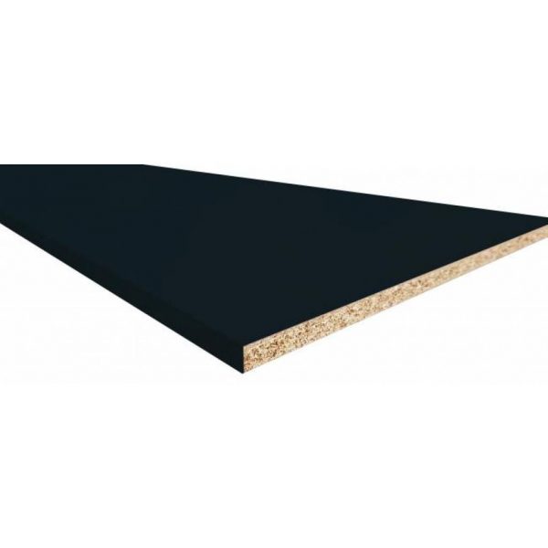 Tablette mélaminée noir - - Mr.Bricolage Martinique