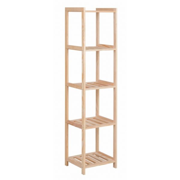 Etagère 5 tablettes Kubéo pin massif - - Mr.Bricolage Martinique