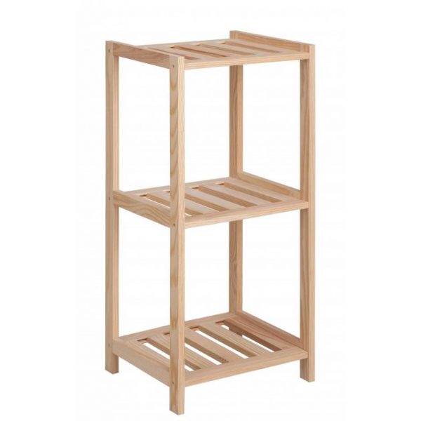 Etagère 3 tablettes Kubéo pin massif - - Mr.Bricolage Martinique