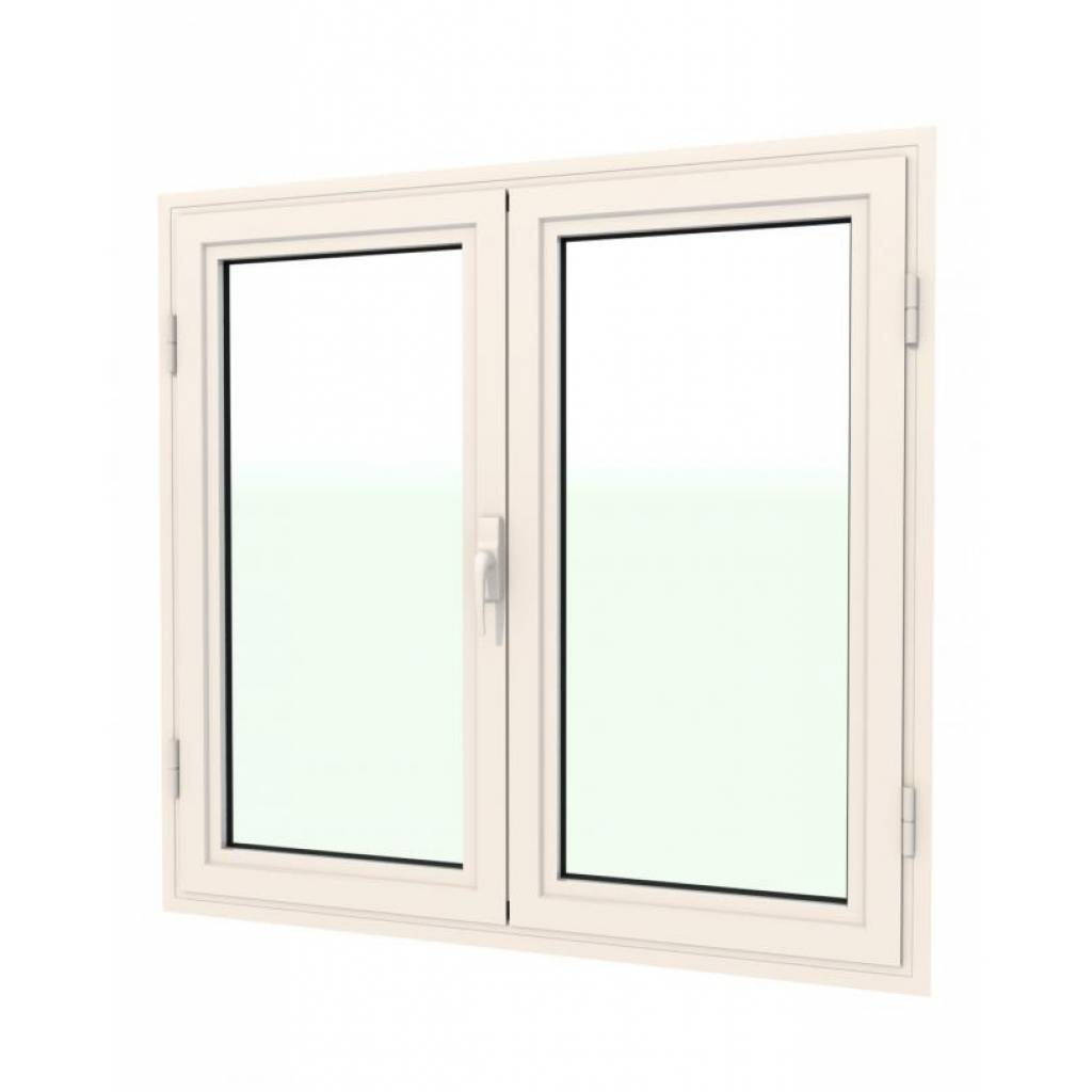.prod-boutique-230330_1994 Fenêtre battante double vantaux aluminium blanche l.120 x H.120 cm - - Mr.Bricolage Martinique
