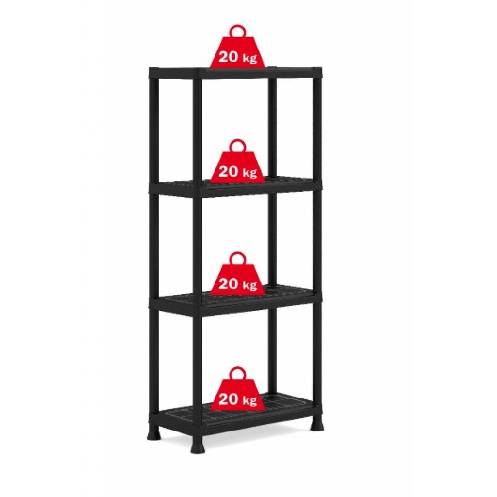 Étagère 4 tablette 60 x 30 x 135 cm - - Mr.Bricolage Martinique