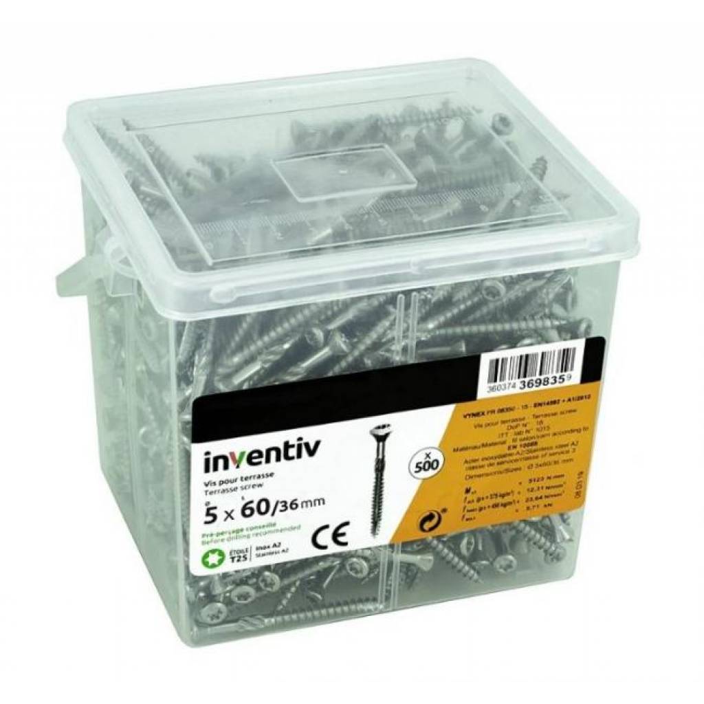 .prod-boutique-251020_2840_seau 500 vis étoile Inox pour terrasse bois A2 5x60mm - - Mr.Bricolage Martinique