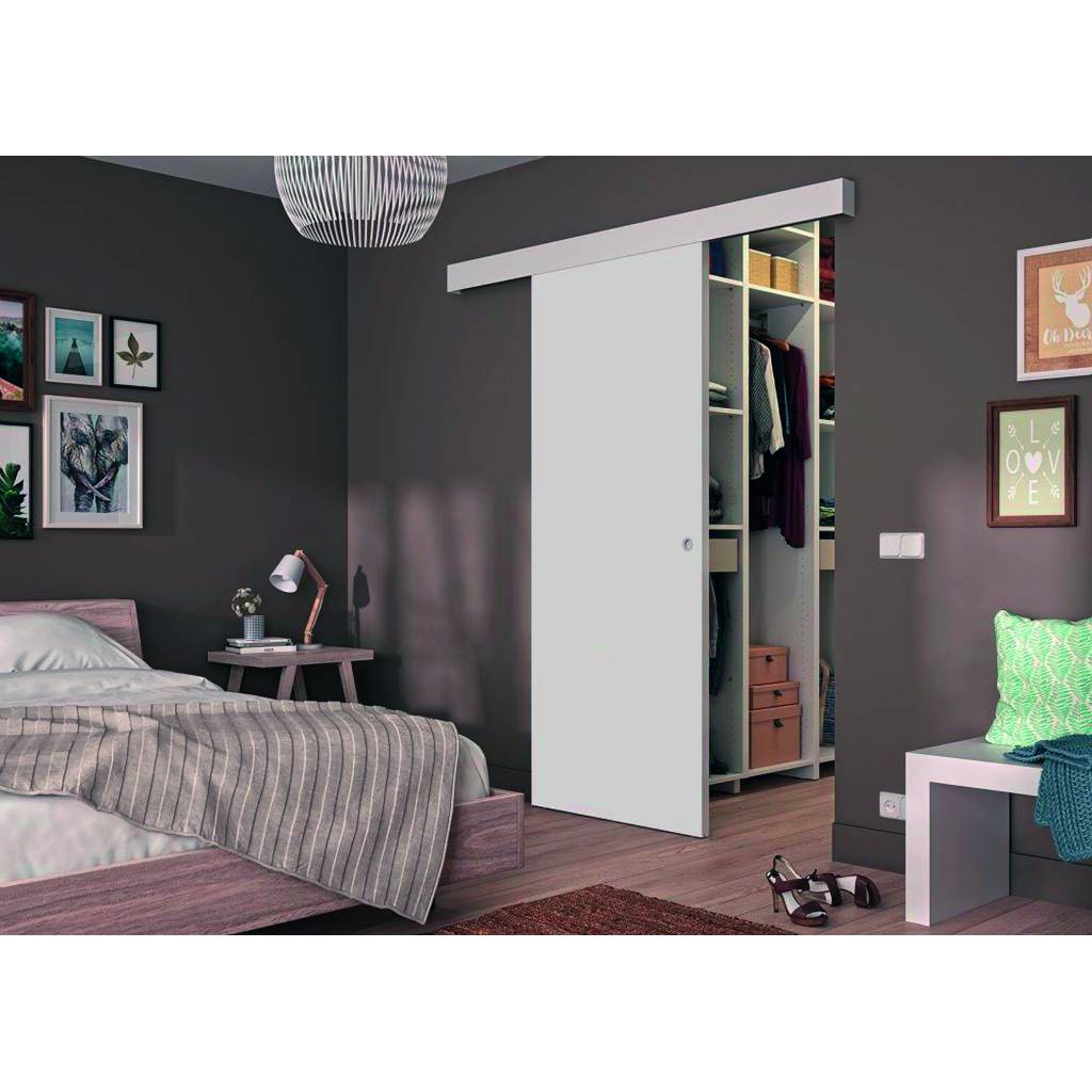 .prod-boutique-220608_4247_kit-porte-coulissante-en-applique-a-peindre Kit Optirail prépeint Porte coulissante, larg. 83 cm, haut. 204 cm - - Mr.Bricolage Martinique