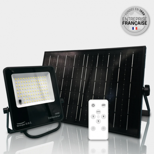 Projecteur Solaire avec Détecteur de Mouvement – IP65