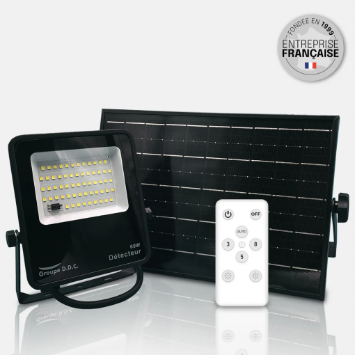 Projecteur Solaire avec Détecteur de Mouvement – IP65