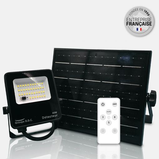 Projecteur Solaire avec Détecteur de Mouvement – IP65