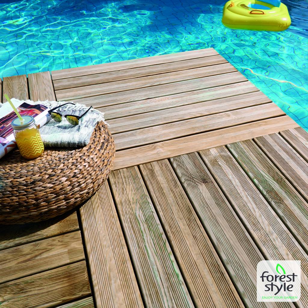 .prod-boutique-bricogp0016514 Dalle en bois Julia L.50 x l.50 cm, Ep. 35 mm - - Mr.Bricolage Martinique