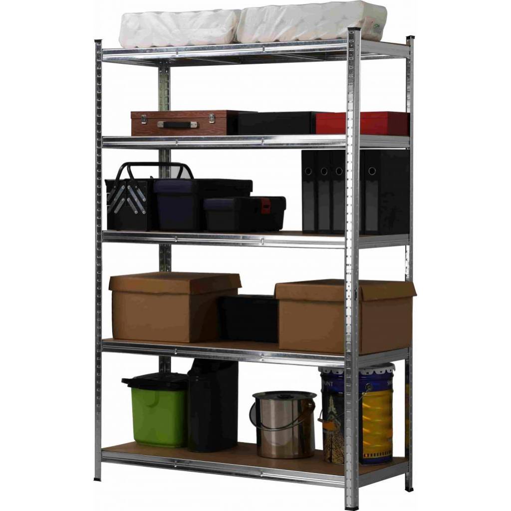 .prod-boutique-250405_6959_etaagere Etagère charge lourde galvanisée 5 tablettes - - Mr.Bricolage Martinique
