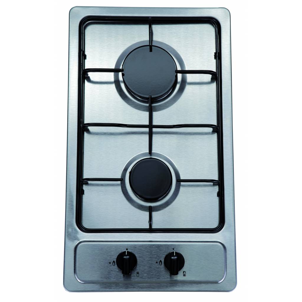 .prod-boutique-bricogp0013464 Plaque de cuisson gaz 2 feux 49 x 27 x 6.5 cm - - Mr.Bricolage Martinique